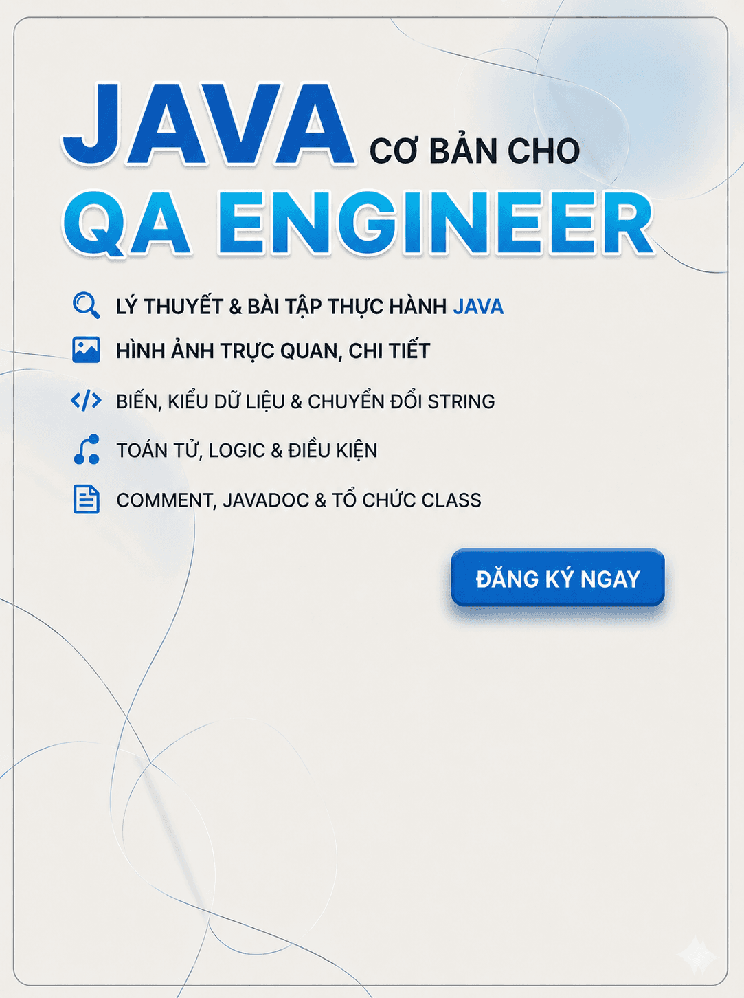 Java cho QA engineer