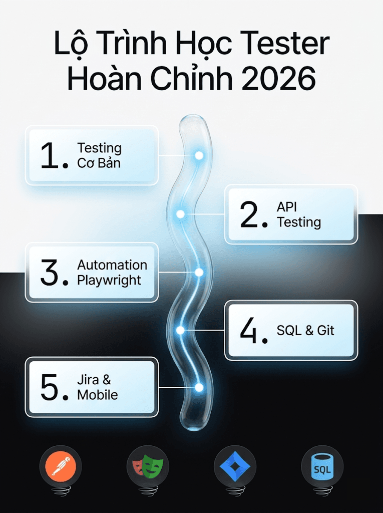 Lộ Trình Học Tester: Từ Zero Đến Chuyên Nghiệp